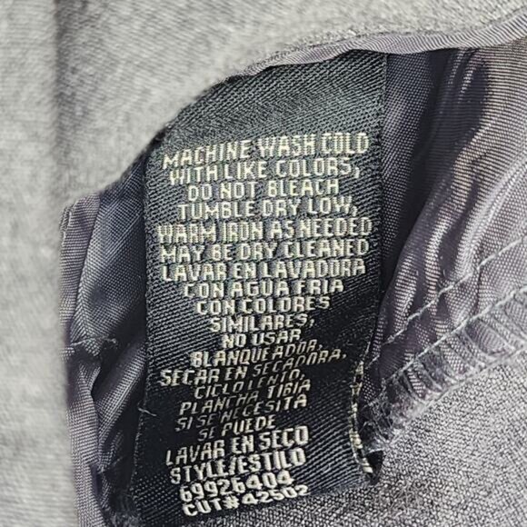 Vintage Star City Pants Womens 5 Juniors Gray Mid Rise Flare Leg Stretch Office - Picture 5 of 11